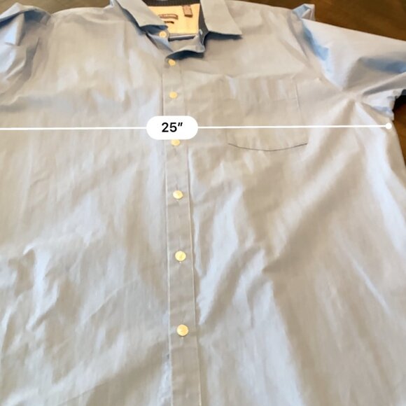 🔥🔥Summer Sale🔥🔥 Van Heusen Men Pinstripe Dress Shirt (Slim Fit) - Picture 4 of 4